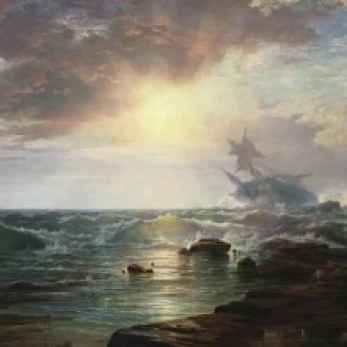 Спокойствие после шторма c 1866 Эдвард Моран (1829 1901/Американский) холст масло