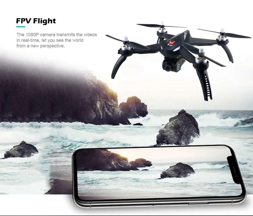 В свободном доступе! MJX Bugs 5W (B5W) Радиоуправляемый вертолет WiFi FPV 1080P камера/точки