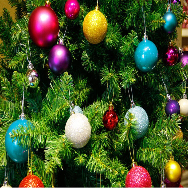 

24pcs Christmas Tree Ball Decorations For DIY Xmas Party Wedding 3CM Ball Baubles Hanging Ornament For Home Christmas Decoration