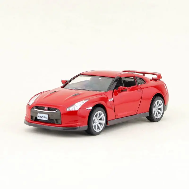 Металлическая Модель KINSMART литая масштаб 1:36 2009 Nissan GT R R35 спортивный автомобиль