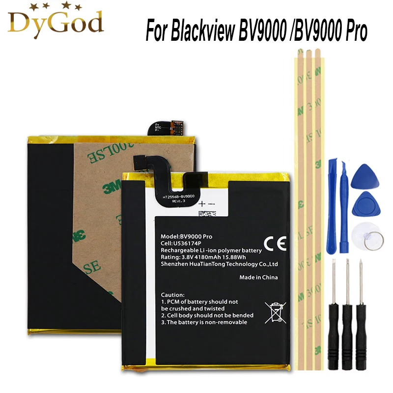 

4180mAh U536174P For Blackview BV9000 Battery Mobile Phone Replacement Backup Batteria Batterie For Blackview BV9000 Pro+Tools