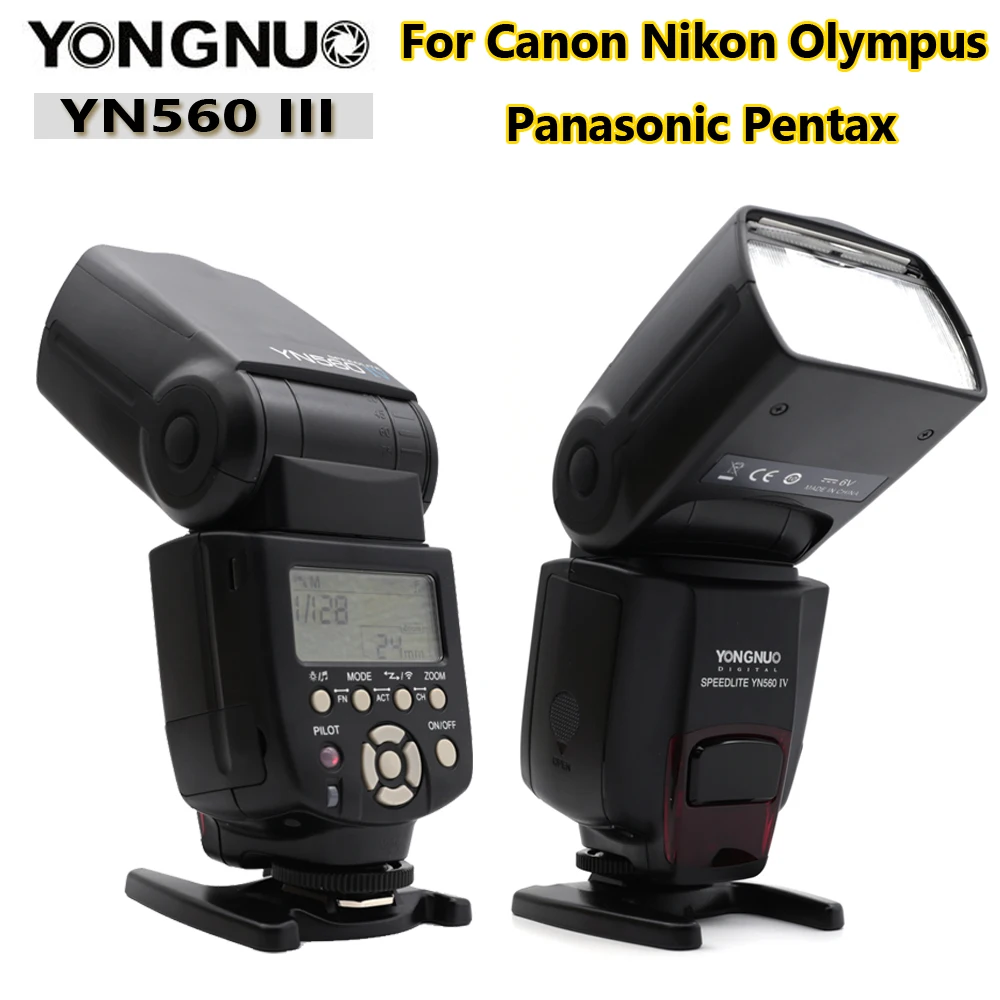 YONGNUO YN560III YN560 III Беспроводная Вспышка Speedlite для Canon Nikon Olympus Panasonic Pentax камера