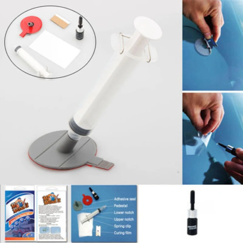 Авто ветровое стекло Ремонт набор инструментов для чип трещины|Лобовые стекла| |