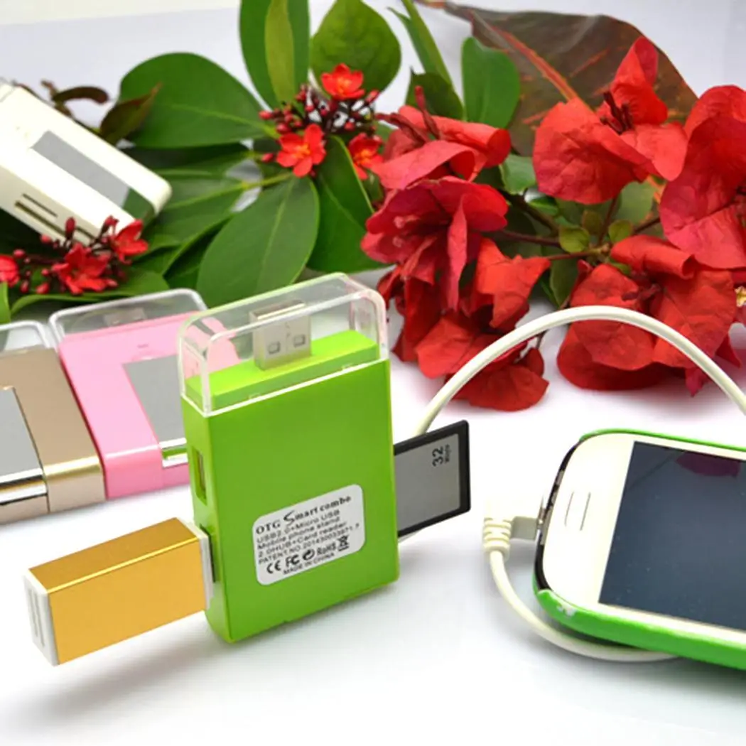 Интерфейс мобильный фото карты USB Reader 2 0 Высокое адаптер как держатель Micro Телефон