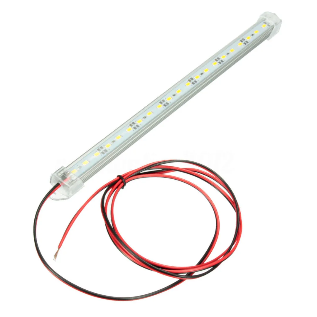 2 шт./компл. 30 см 12 в прозрачный белый 21LED 5630 SMD автомобильный бар шкаф Интерьер