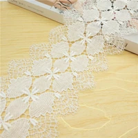 19yards 9cm black white water soluble lace trim lace ribbon lace fabric diy dress wedding curtain skirt decoration accessories