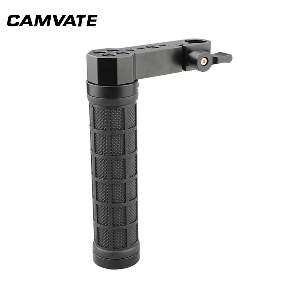 CAMVATE DSLR камера 15 мм стержень ручка 1/4 &quot 20 3/8&quot 16 резьбовое отверстие резиновая
