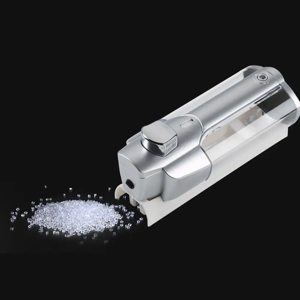 1 шт. 350 мл ABS Серебряный дозатор мыла настенное крепление мыло шампунь жидкий душ