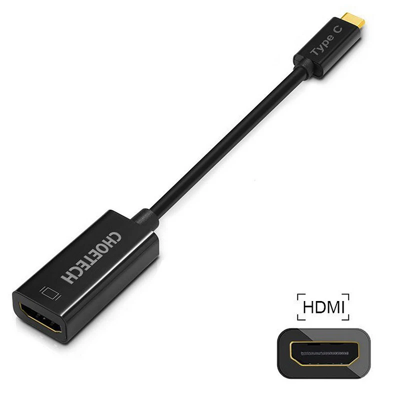 CHOETECH USB 3 1 Type C к Hdmi адаптер Thunderbolt совместимый 4K Hdmi|Адаптеры Type-C| |