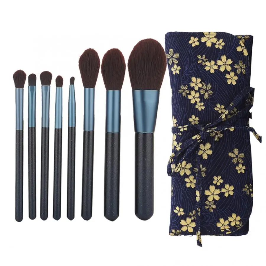 Набор кистей для макияжа профессиональный набор из 8 с мягкими волосами ручка