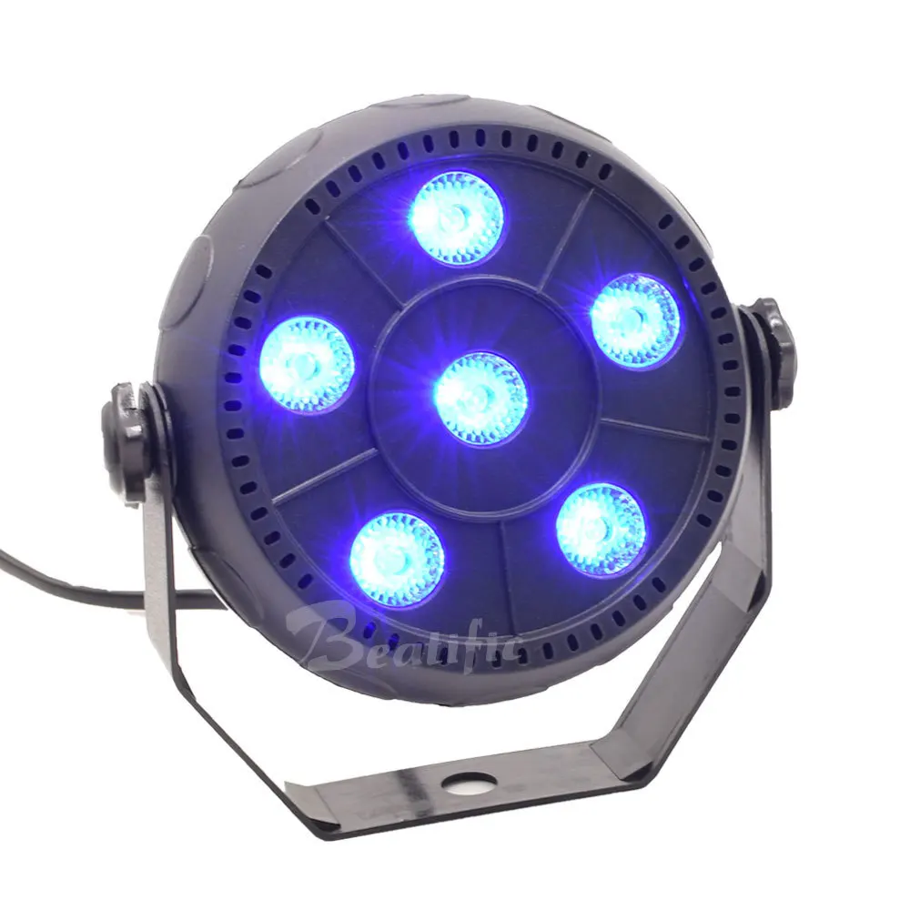 Мини светодиодный LED Par свет RGB мыть стены Эффект диско Dj портативный стробоскопы