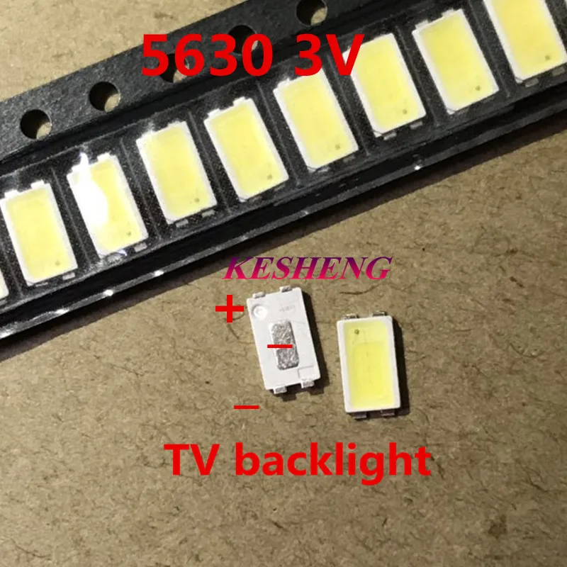 100 шт. высокомощные светодиодные лампы SAMSUNG 5630 супер яркая подсветка ТВ-диод SMD