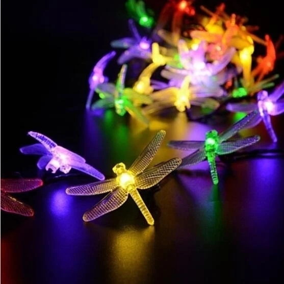 Солнечные Firefly Светодиодный свет Строка 20 Lights-8 режимов | Дом и сад