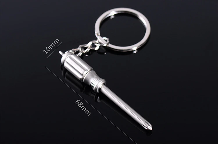 Multiple Styles Creative Practical Mini Screwdriver Tools Metal Preservative Durable Key-chain Car Key-ring Men&amp#39s Ornaments G |
