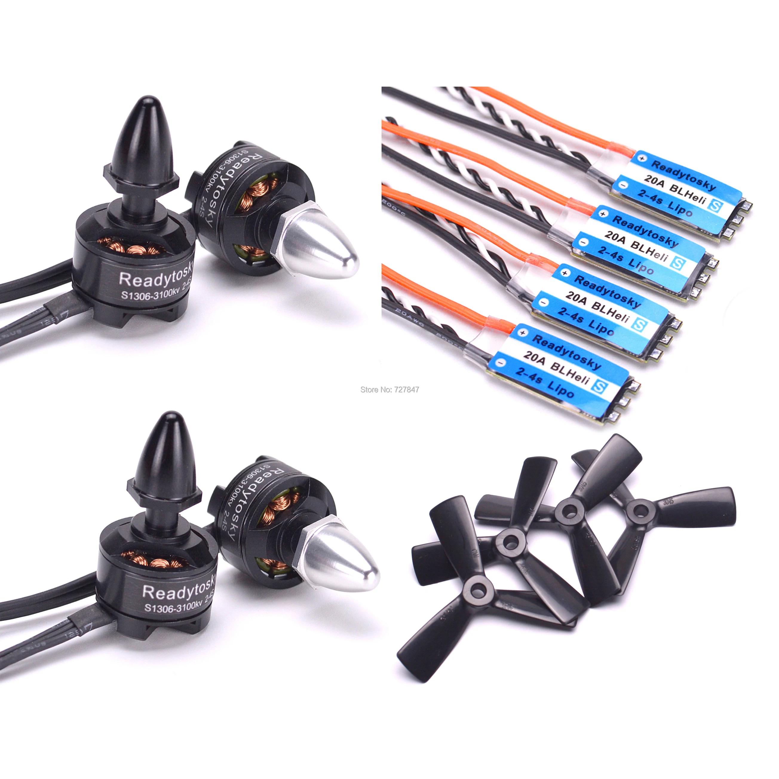 Фото 1306 3100KV 2-4S мотор + мини blheli-S 20A ESC OPTO 3045 Пропеллер для Diatone 150-200 рама комплект 1306 3100KV 2-4S мотор + мини blheli-S 20A ESC OPTO 3045 Пропеллер для Diatone 150-200 рама комплект
