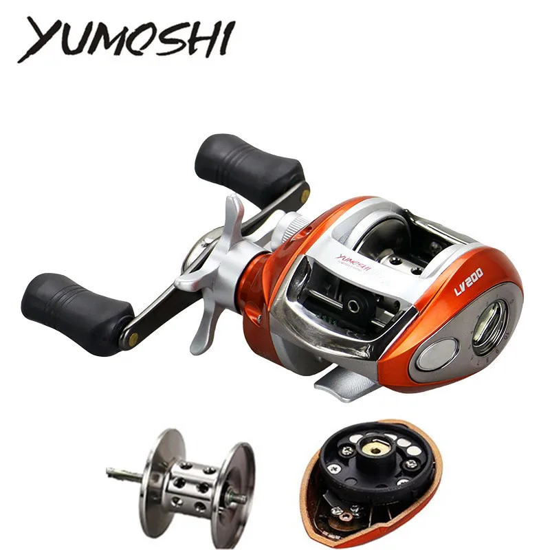 Yumoshi модернизированная Рыболовная катушка для заброса приманки 12 + 1
