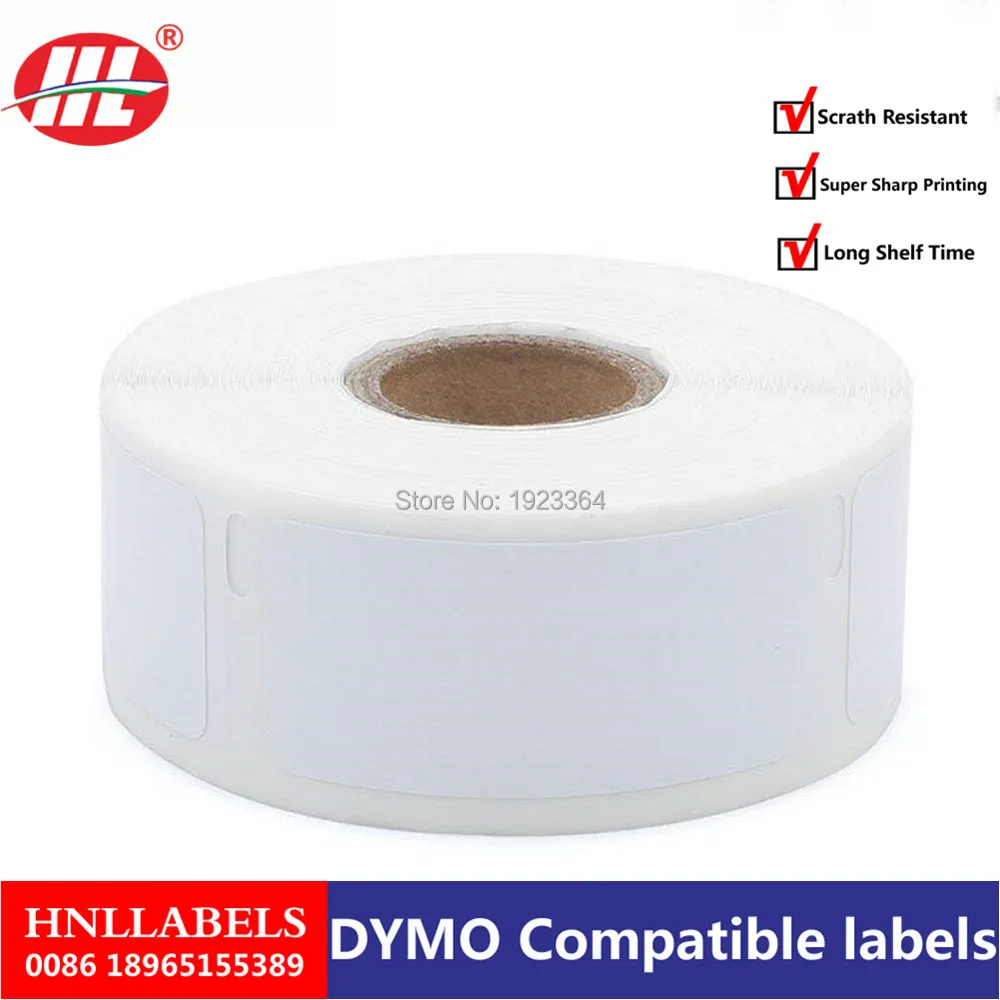 Dymo 30336 Совместимость с DYMO LabelWriters 330 400 450 Twin Turbo Duo 1 &quotx 2 1/8&quot 25 мм * 54 500