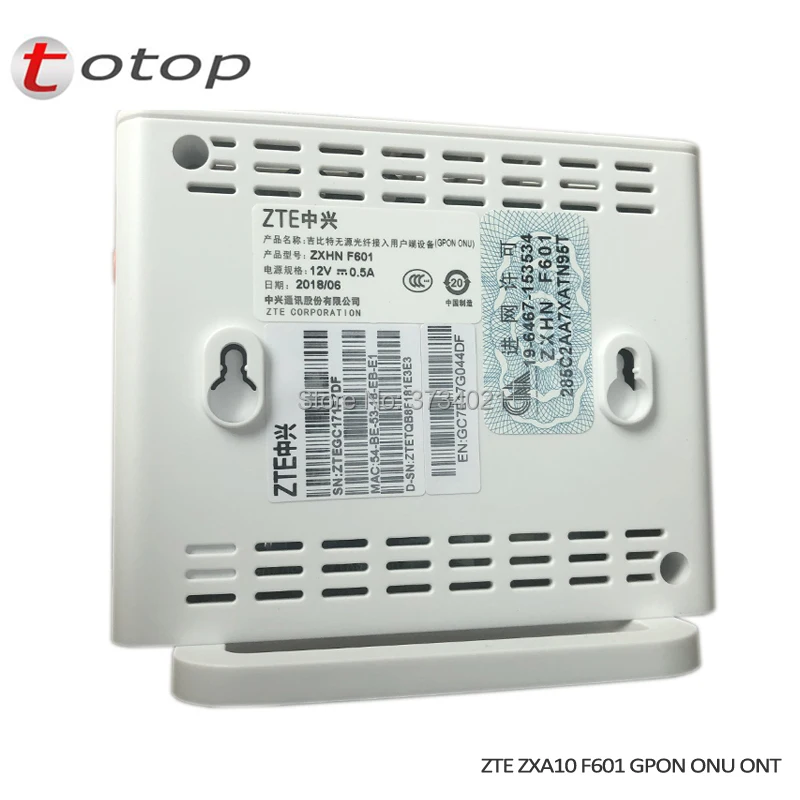 Бесплатная доставка ZTE ZXHN F601 GPON терминал ONT Optical ONU с 1GE Ethernet портом|Оптоволоконное