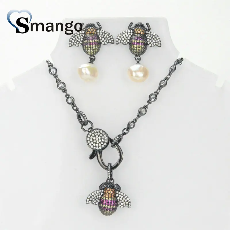 5 шт. женские модные ювелирные изделия ожерелье в форме пчелы черный цвет можно