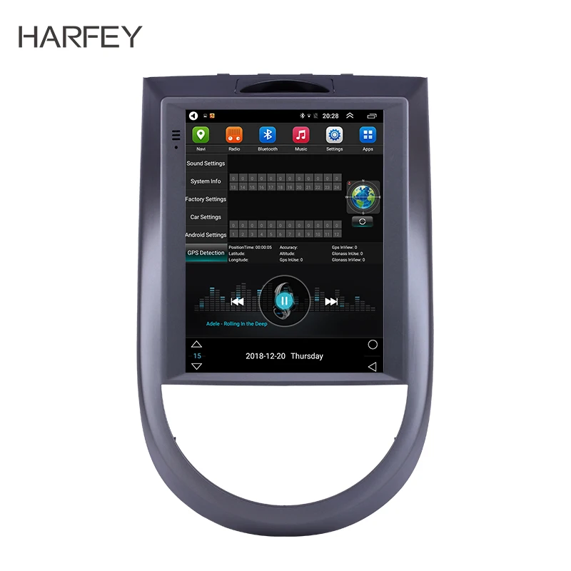 Автомобильный мультимедийный плеер Harfey 4G LTE Android 9 7 с GPS Wi Fi Bluetooth OBD2 DVR для Kia Soul 2015