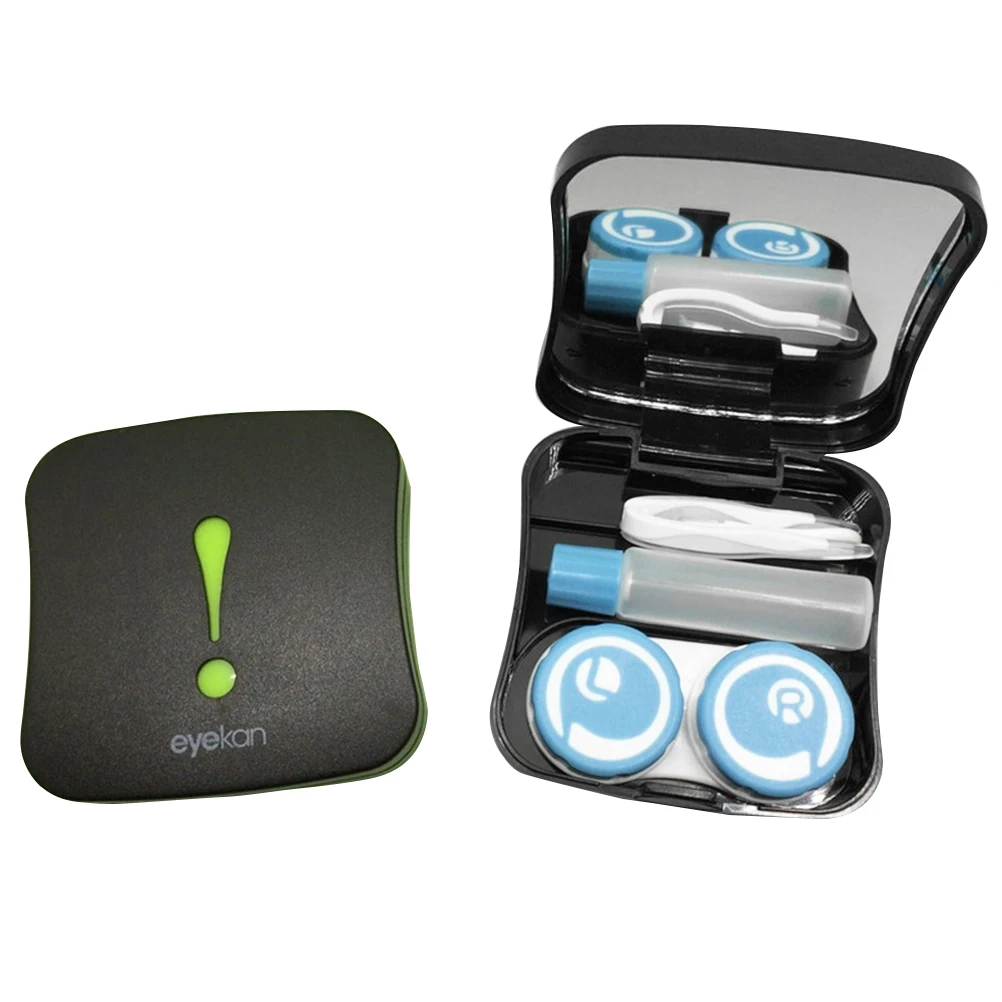1 шт. кейс для контактных линз легкий портативный знак пунктуации раскладушка