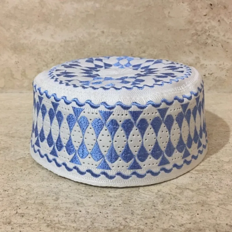 Мужской мусульманский тюрбан мусульманские шляпы для молитв India Kufi Мужская