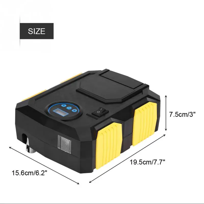 Новый DC 12V электрический цифровой портативный автомобильный насос для накачки