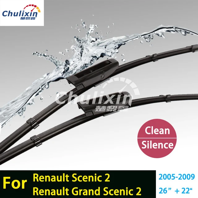 Автомобильные наклейки на стеклоочистители для Renault Scenic 2 Grand (2005-2009) только