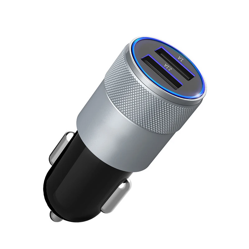 Pushingbest USB Автомобильное зарядное устройство для мобильного телефона Multi function Dual
