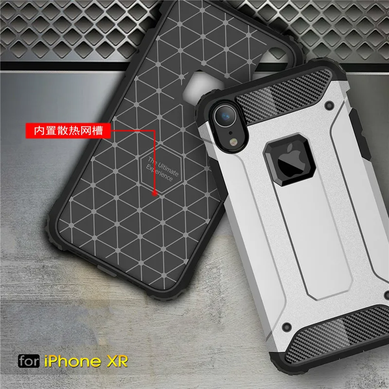 Новый чехол для Iphone Xs Max Hybrid Прочный Устойчивый к внешним воздействиям 8 7 6 6s Plus X Xr