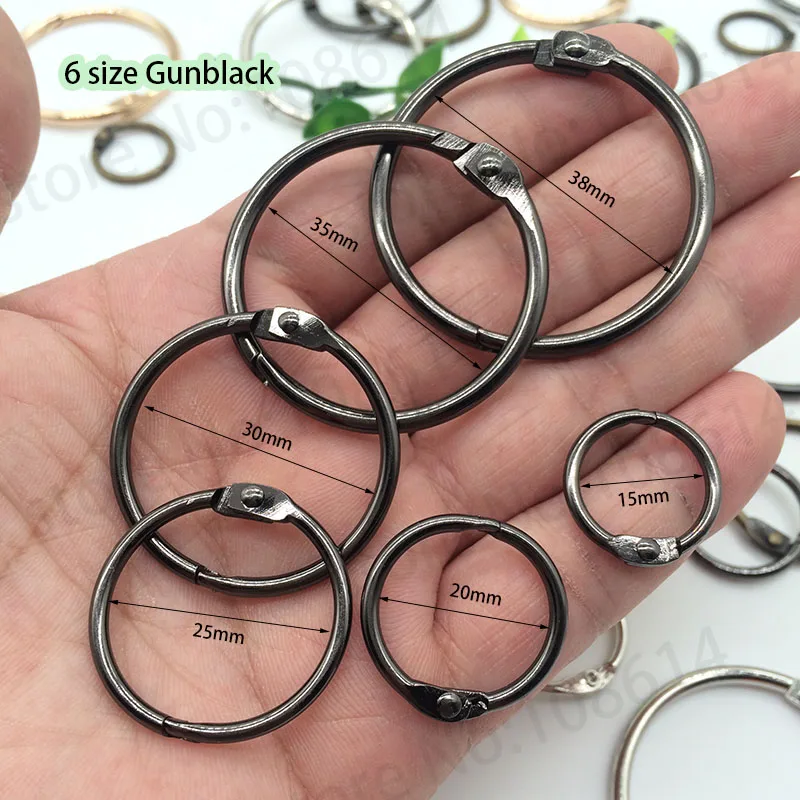 DIY Материал отрывными листами кольца для крышки украсить свободные круг модной