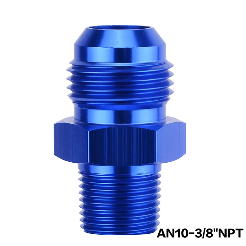 Детали двигателя SPEEDWOW Male AN10 до 3/8 &quot3/4&quot NPT прямые расклешенные трубы резьбовые