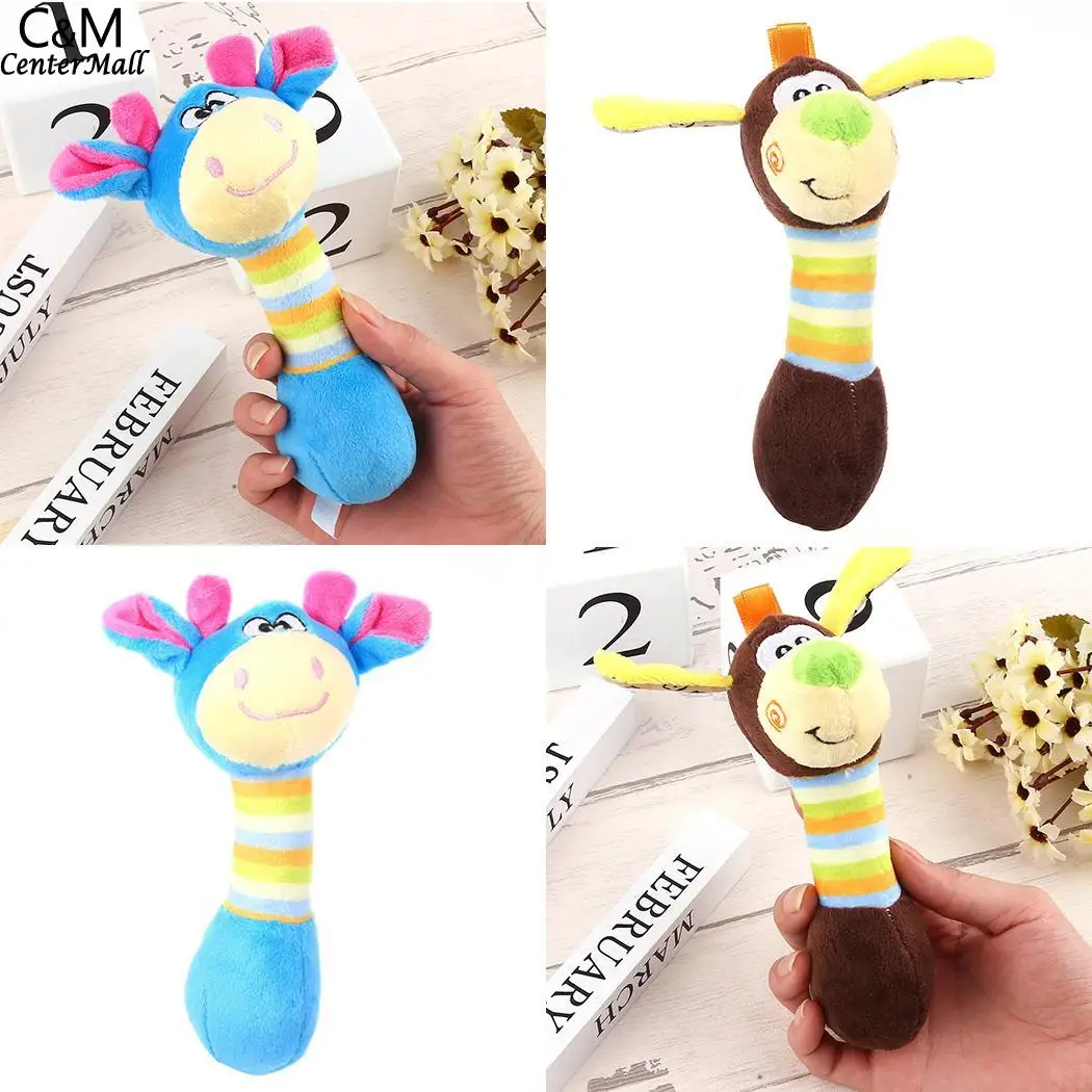 23g Синие игрушки плюшевые милые в форме животных звуковая собака кошка