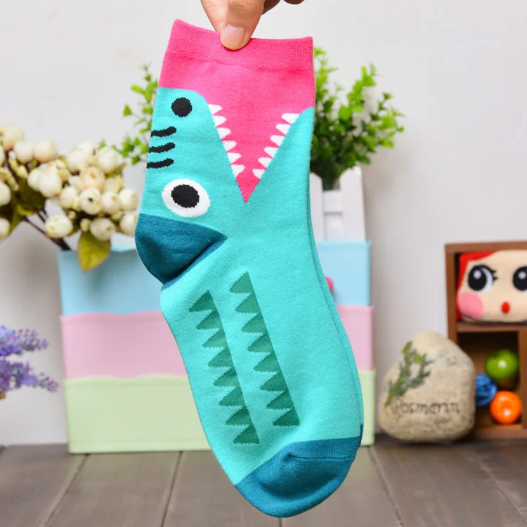Новинка 2018 женские короткие носки с мультяшным рисунком животных для осенне