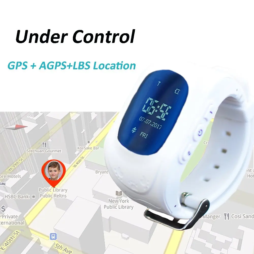 GPS Детские умные часы SOS трекер Android/IOS 2G/3G сетевой телефон Bluetooth защита от потери