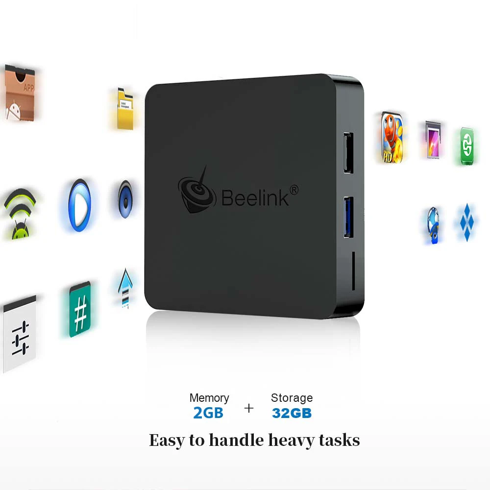 Beelink GT1 Android 8 1 ТВ Box Amlogic S905X2 мини коробка 4G DDR4 32G BT 4 0 Двойной Wi-Fi HDMI 2 телеприставки с