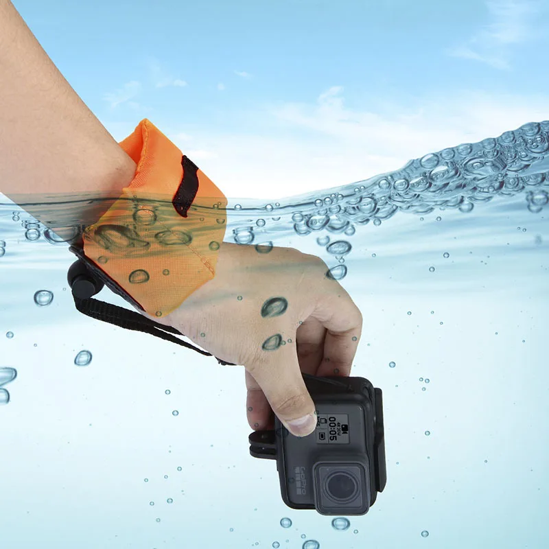 Float Wrist Strap Waterproof Digital Camera Hand Floating Foam Anti-lost Blelt for Gopro HERO 6 5 Xiaoyi SJcam Action | Электроника