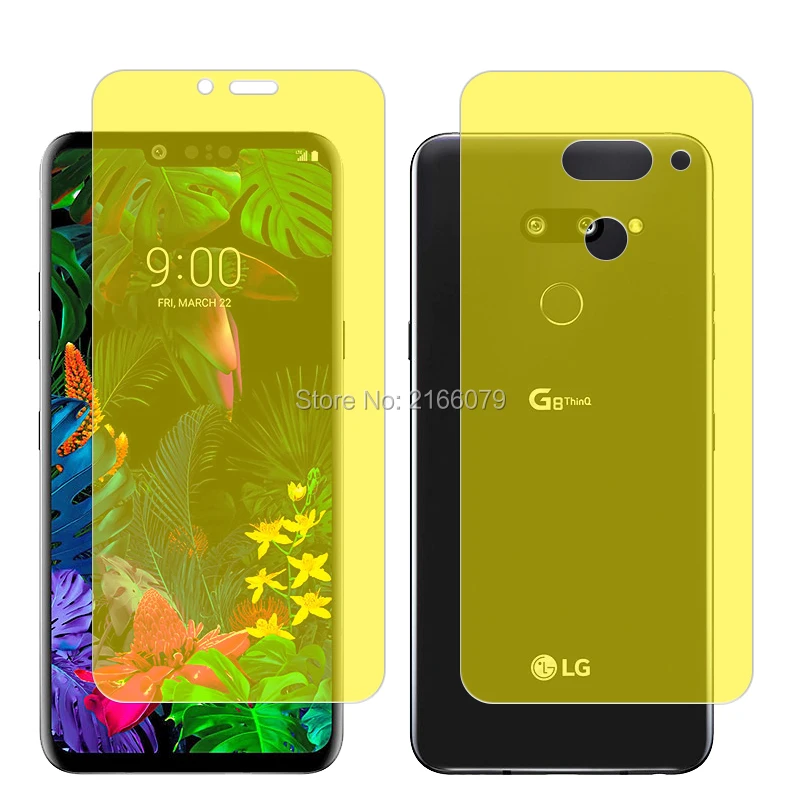 Для LG G8 ThinQ двойная камера 6 1 дюйма мягкая ТПУ Передняя и задняя полная защита