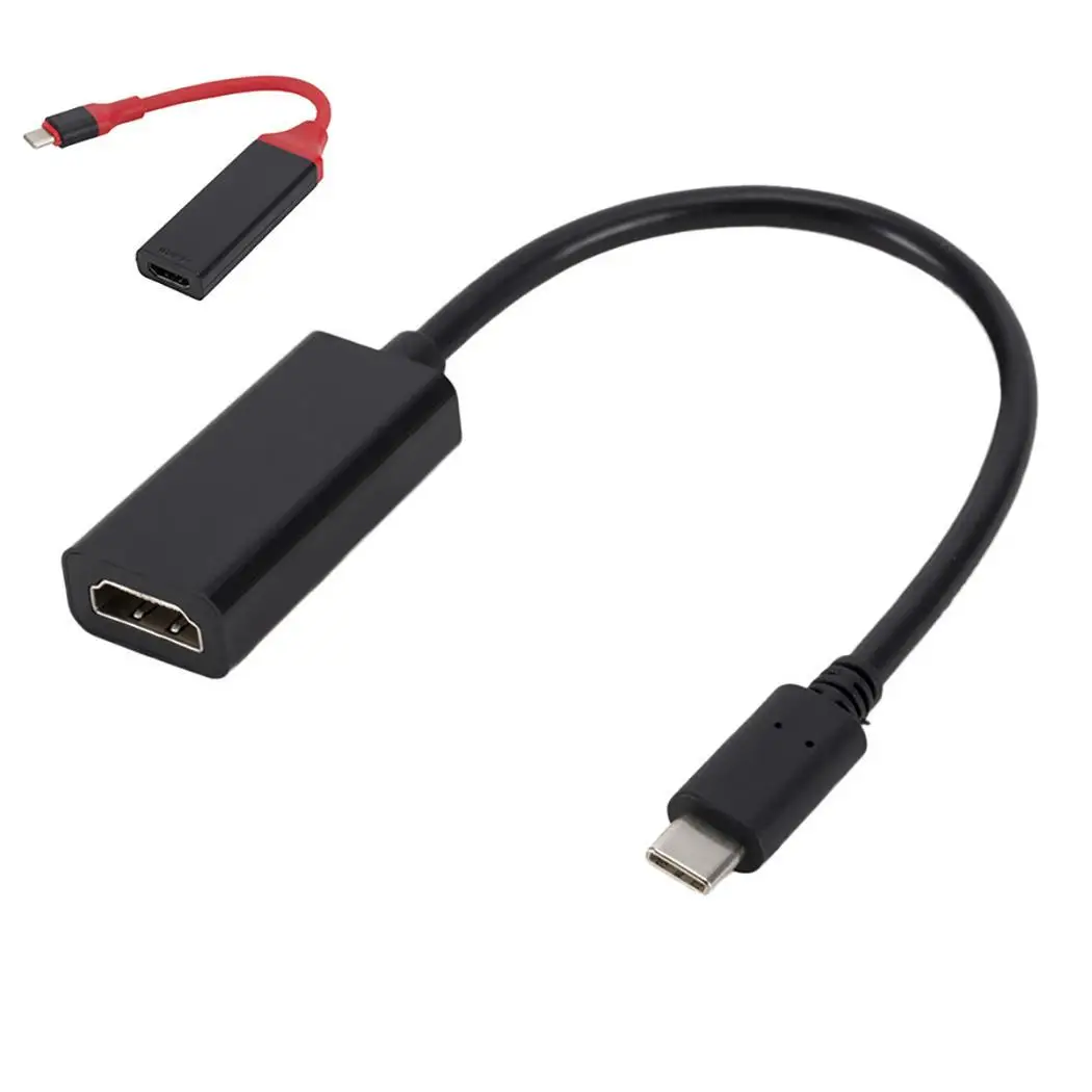 HD Тип C для HDMI конвертер ПК телевизор монитор простое использование подключи и