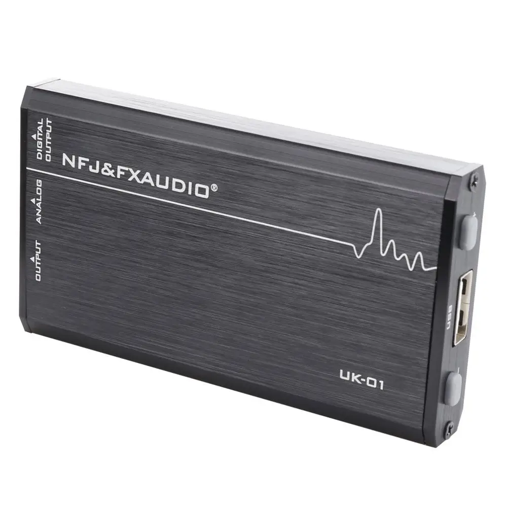 FX AUDIO Великобритания 01 мини Аудио Внешний USB звуковая карта без капель