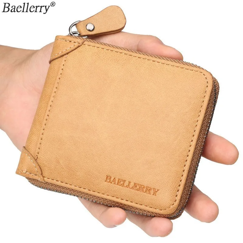 Кошелек Baellerry мужской кожаный на молнии|Мужские кошельки| |