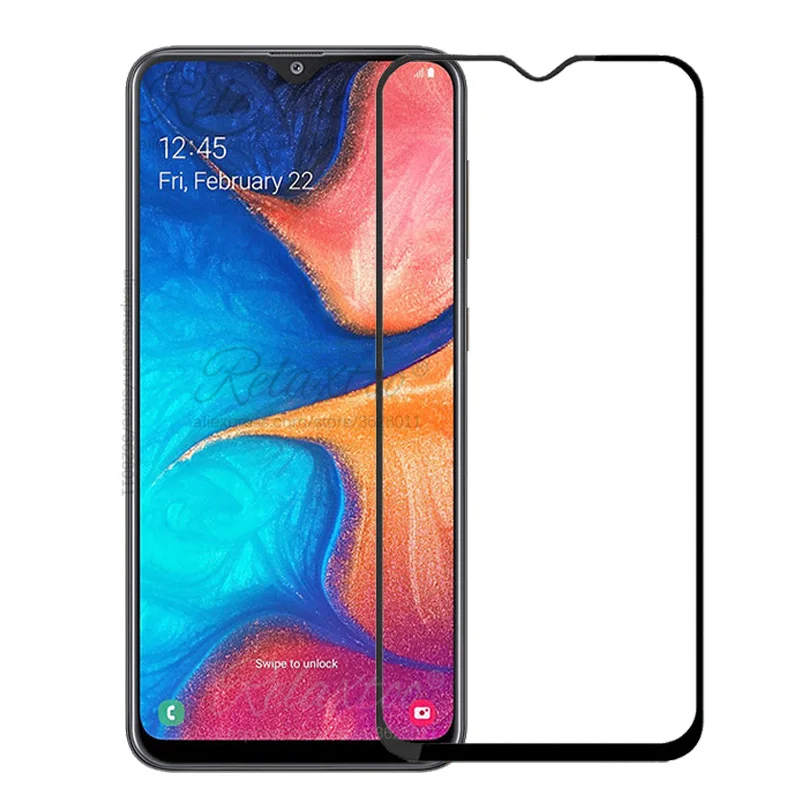 9D изогнутое полностью проклеенное закаленное стекло для samsung Galaxy A20e A20 A205F Защита
