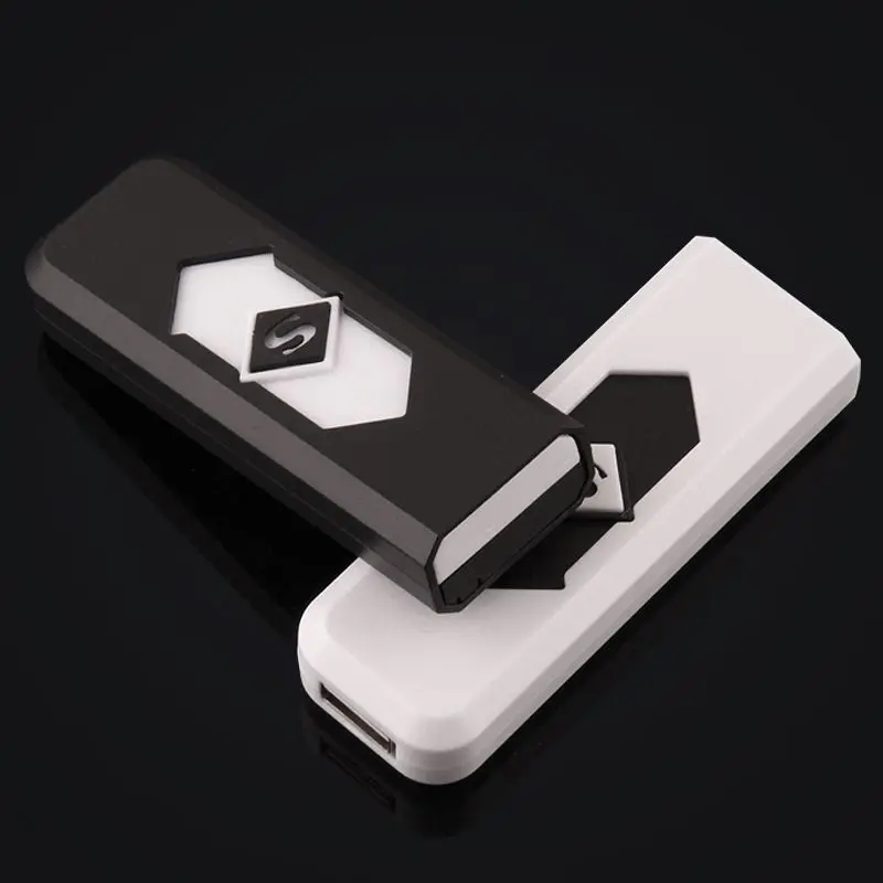 2019New ветрозащитный хороший подарок бездымный USB прикуриватель ветрозащитная