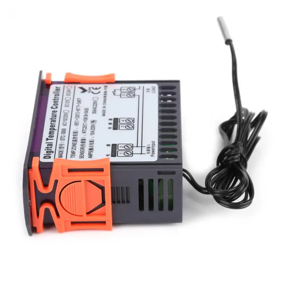 STC 3000 110V 220V 30A сенсорный цифровой Температура контроллер термостат с Сенсор
