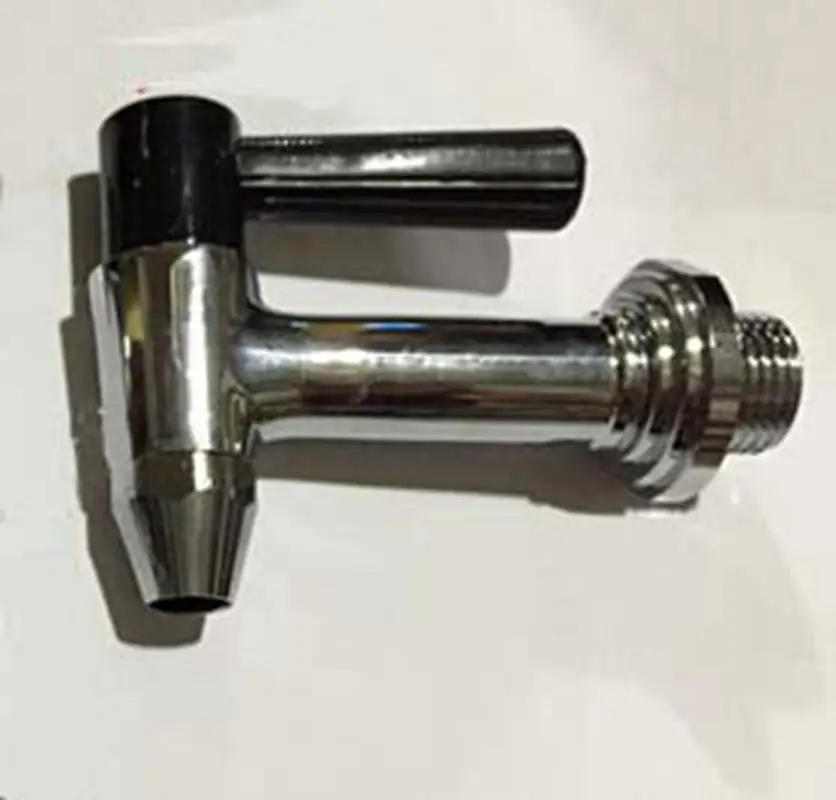 1/2 &quotBSP Мужской резьбовой хромированный латунный кран для приготовления кофе