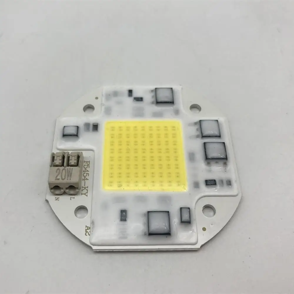 Светодиодный чип COB 100 в 260 20 Вт 30 50 смарт IC светодиодные бусины DIY для