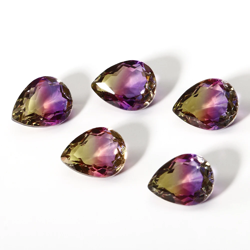7x9 мм арбуз драгоценный камень 2 3 ct капли воды вырезают свободные камни