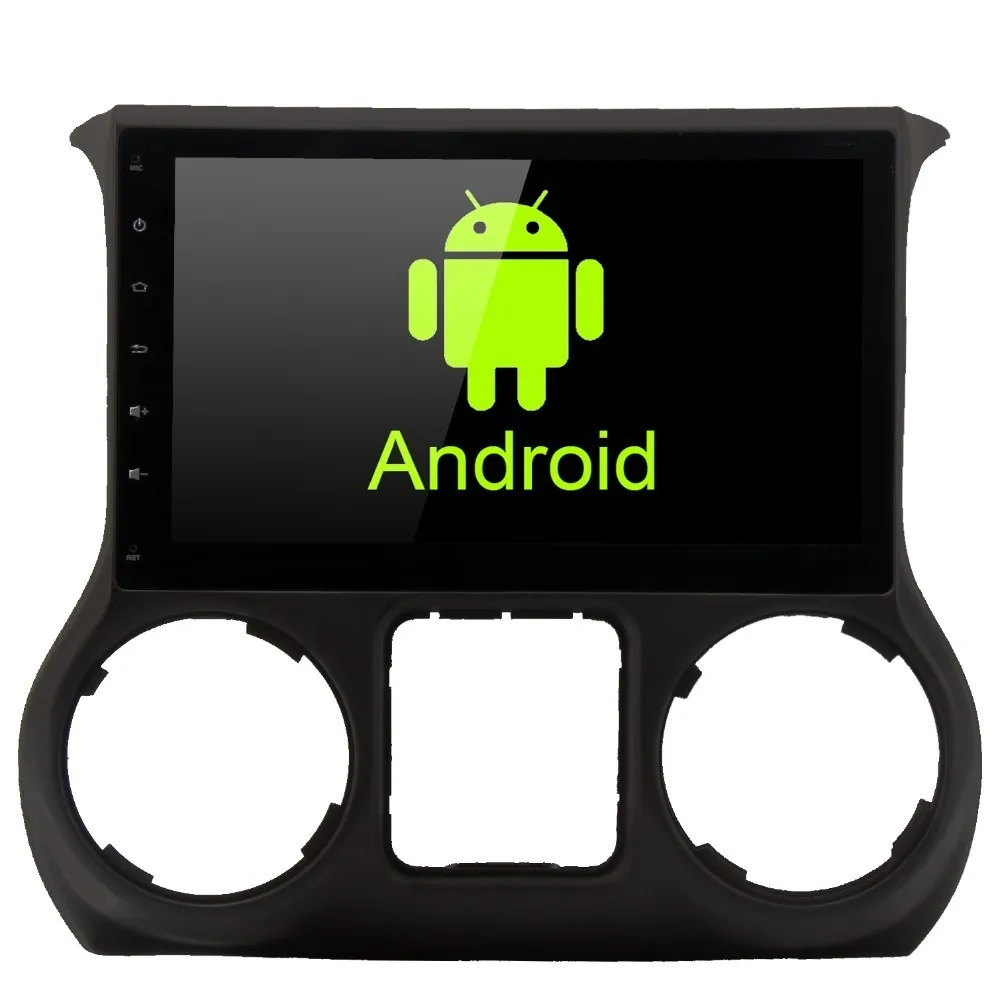 Автомобильный DVD радиоплеер 1 din 10 2 дюймов Android для Jeep Wrangler 2011 2012 2013 2014 2015 2016