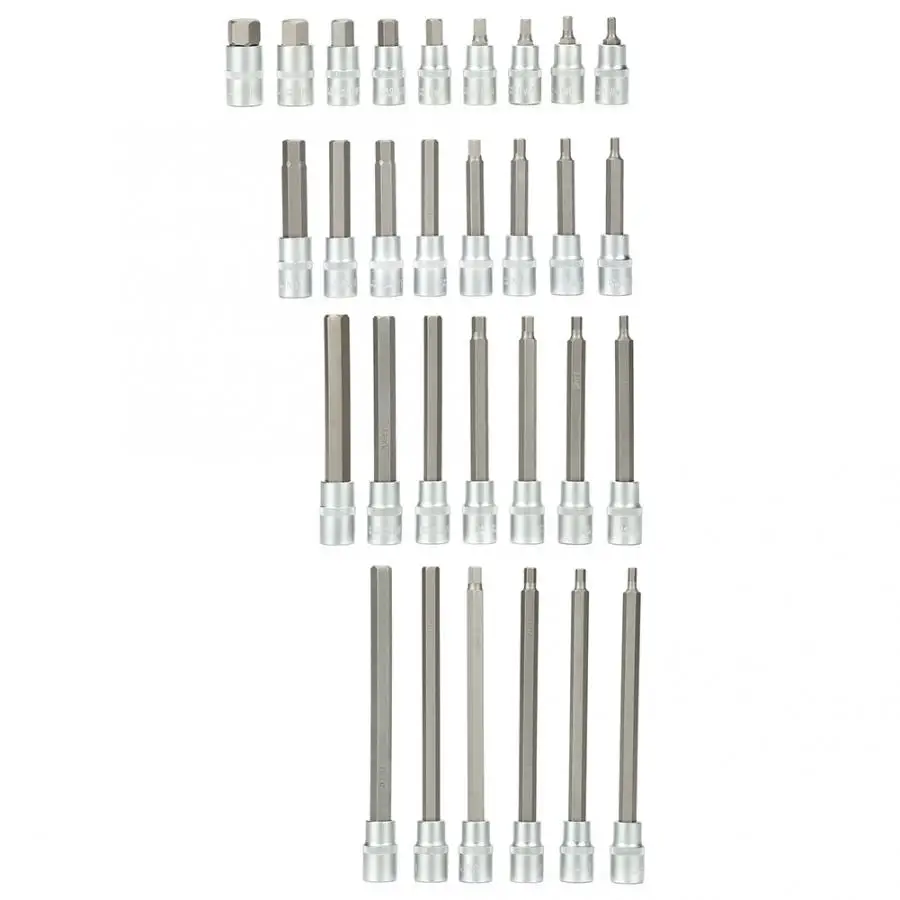 30 шт. Шестигранная бит держатель адаптер 1/2 &quotDrive ручной инструмент для ремонта