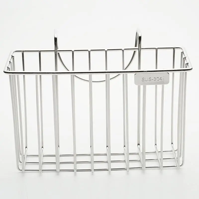 Adeeing Stainless Steel Kitchen Sponge Holder Sink Caddy Brush Towel Soap Drainer Rack For Basket | Дом и сад